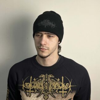 Nokturnal Mortum – The Voice Of Steel Grey Logo Beanie Black