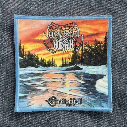 Nokturnal Mortum – Twilightfall (2015) Blue Border Patch