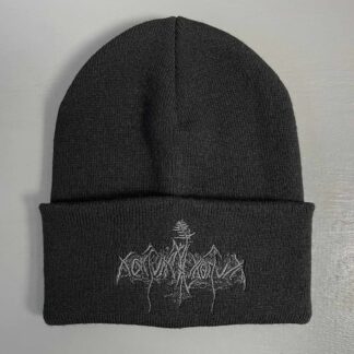 Nokturnal Mortum – Verity Grey Logo Beanie Black