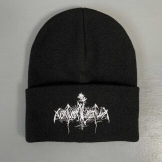 Nokturnal Mortum – Verity White Logo Beanie Black