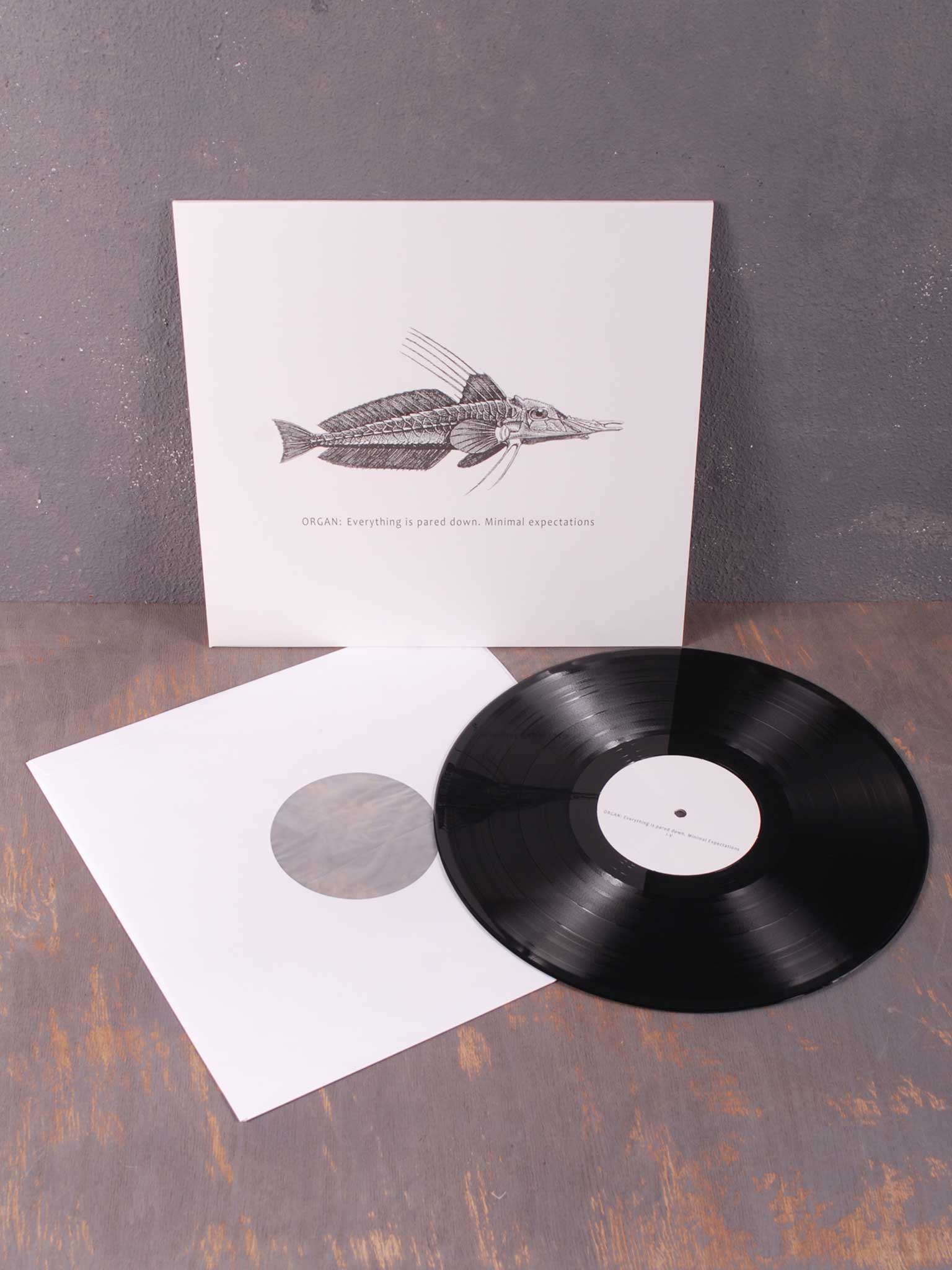 Organ: – Everything Is Pared Down. Minimal Expectations LP (Black Vinyl)