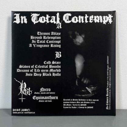 Pest – In Total Contempt LP (Gatefold Black Vinyl)