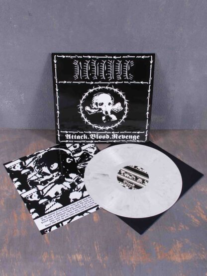 Revenge – Attack.Blood.Revenge LP (White & Black Marbled Vinyl)