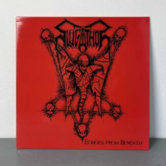 Slugathor – Echoes From Beneath LP (Red With Black Splatter Vinyl)