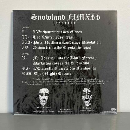 Sorcier Des Glaces – Snowland MMXII LP (Black Vinyl)