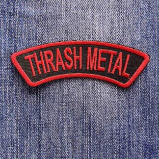 Thrash Metal Red (Arc) Patch