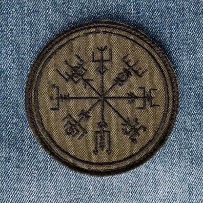 Vegvisir Black Velcro Patch