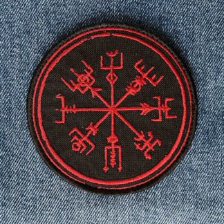 Vegvisir Red Velcro Patch