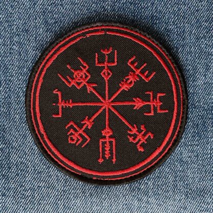 Vegvisir Red Velcro Patch