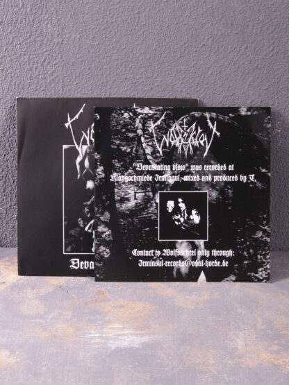 Wolfsschrei / Har Shatan – Devastating Blow / Through The Eyes Of The Night 7" Split EP