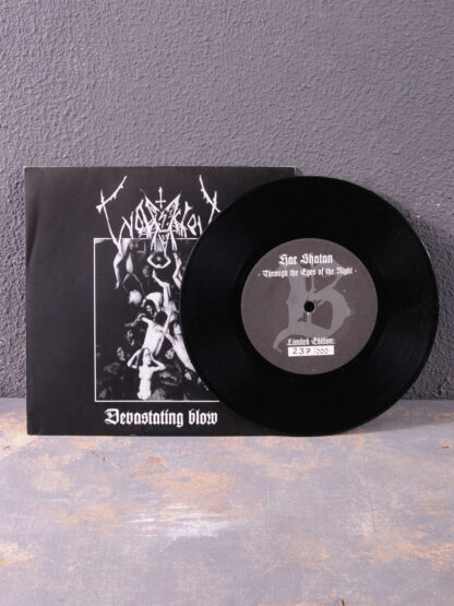 Wolfsschrei / Har Shatan – Devastating Blow / Through The Eyes Of The Night 7" Split EP