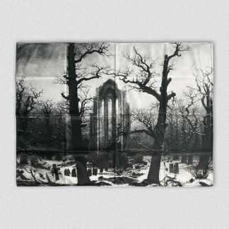 Caspar David Friedrich – Klosterfriedhof Flag