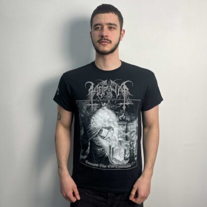 Horna – Envaatnags Eflos Solf Esgantaavne (Gildan) Black T-Shirt